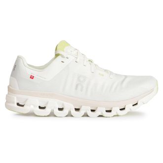On Cloudflow 4 Textile Synthetic Mens Low Top Trainers - White Sand - Size:UK 11.5