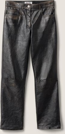 Miu Miu Nappa leather pants
