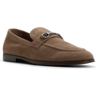 Aldo Traveller Bit Loafer in Taupe at Nordstrom, Size 10.5
