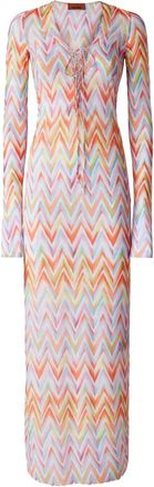 Missoni Abito con motivo a zigzag - Blu