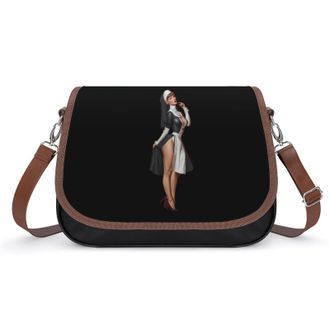 Generic Sexy Nun1 Woman Womens Crossbody Bag Fashion Shoulder Handbags Message Tote Bag with Adjustable Strap