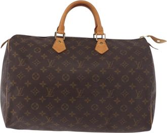 Louis Vuitton Speedy Monogram Canvas Brown Canvas Handbag (Pre-Owned)