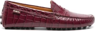 Tod's Gommino driver loafers - women - Calf Leather/Rubber/Calf Leather/Calf Leather - 37.5 - Red