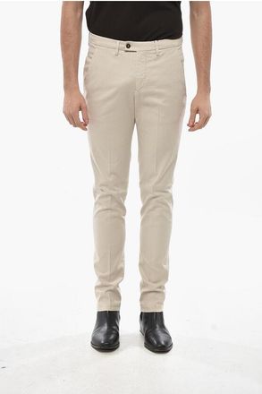 Corneliani Cotton Blend Chinos Pants with Belt Loops size 48