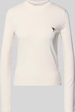 Guess Longsleeve mit Label-Detail Modell SONIA in Offwhite, Größe XS