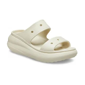 Crocs Classic Crush 207670-2Y2 Sandal Bone Slip On Open Toe Platform JAX1261