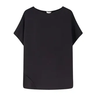 Vince Dames, Tops, Zwart, Maat: S Poliester