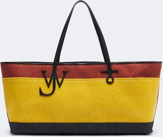 J.W.Anderson Anchor striped canvas tote bag