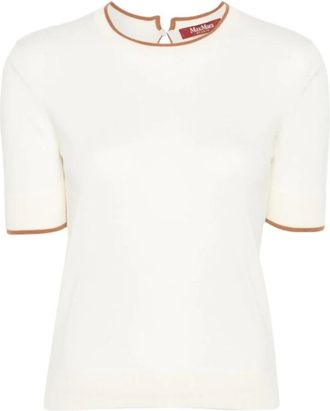 Max Mara T-shirts - Dames - T-shirts - Wit - L - Tops