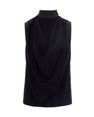 Elisabetta Franchi Black Viscose Top