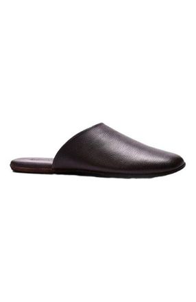 Anthony Veer Clark House Slippers in Bordo Pebble Leather at Nordstrom, Size 13