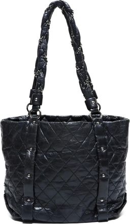 Chanel 2005-2006s quilted shoulder bag - Black