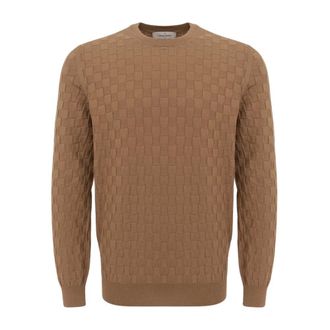Gran Sasso Heren, Truien, Bruin, Maat: 2XL Katoen