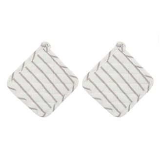 KASANOVA Set 2 presine 18x18 cm tinto filo righe scure