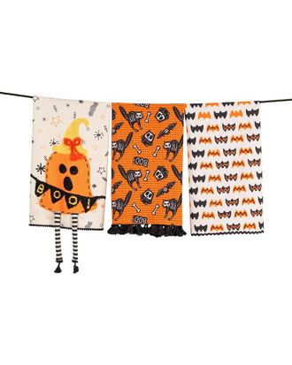 Tiramisu 3Pc Spooky Sweet Treats Artisan Kitchen Tea Towel Set