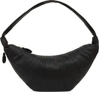 Christophe Lemaire Large Croissant Leather Shoulder Bag