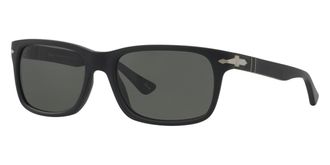 Persol Polarized Grey Rectangular Mens Sunglasses PO3048S 900058 58