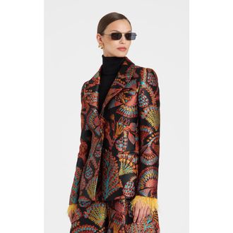 La DoubleJ 24/7 Jacket Bis in Jacquard Sicomore Black at Nordstrom, Size X-Small It