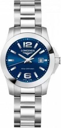 Longines Conquest Quartz Blue Dial Steel Womens Watch L3.376.4.96.6