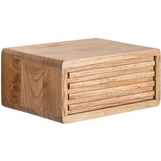 Sklum Confezione da 2 comodini galleggianti in legno Deleyna SKLUM