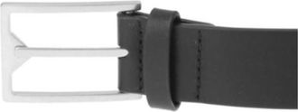 Bottega Veneta Leather Belt - Black