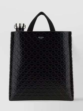 Prada leather tote bag