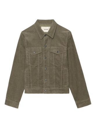 Zadig&Voltaire corduroy shirt jacket - Green