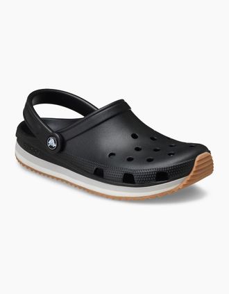 Crocs Classic Retro Runner EVA Black Clogs - Size: UK 9 / eu 43/44 / us m10w12
