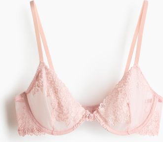 H&M B&uuml;gel-BH aus Spitze - Pink