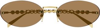 Gucci Sunglasses Gg1922 S 003 Gold/Brown Women