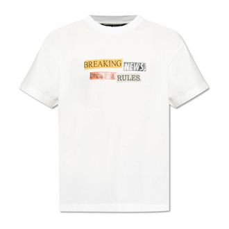 Palm Angels Hombre, Camisetas, Blanco, Talla: S