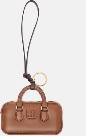 Miu Miu Arcadie leather bag charm