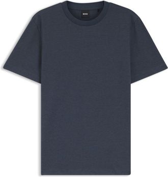 BOSS Bubble-structure T-shirt in cotton