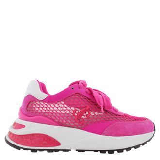 Jimmy Choo London Memphis Lace Up Mesh Trainers, Brand Size 36.5 ( US Size 6.5 )