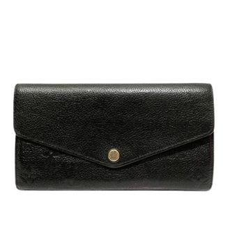Louis Vuitton Pre-owned Wallets, female, Black, Size: ONE SIZE Pre-owned Portefeuille Sarah Monogram Empreinte Wallet