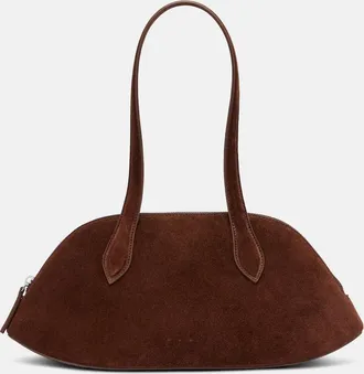 Aesther Ekme Cosmo suede bowling bag