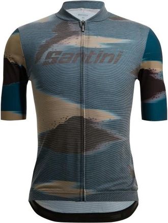 Santini Watt Indoor Jersey Velotrikot f&uuml;r Herren | grau