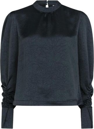 Dante6 Dames, Blouses & Shirts, Groen, Maat: M Satijn