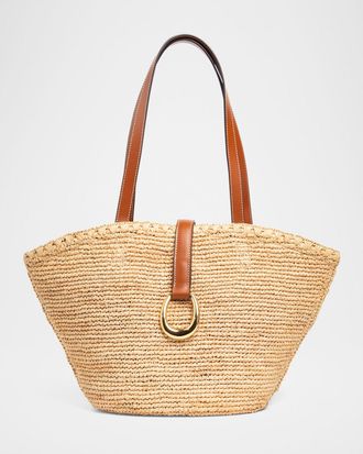 Staud Vista Raffia Tote Bag