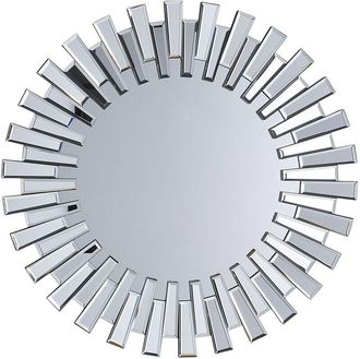 Beliani Beliani - Specchio da parete in argento ø70 cm Cholet