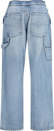 Maison Margiela Womens Wide-Leg Jeans Blue Cotton