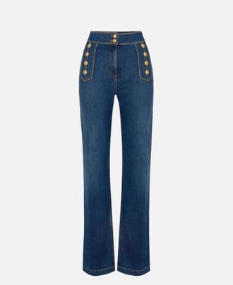 Elisabetta Franchi Palazzo-jeans