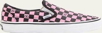 Valentino Garavani x Vans Classic Slip-On Checkerboard Shoes