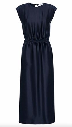 Tela Womens Rigo Dress In Midnight Blue