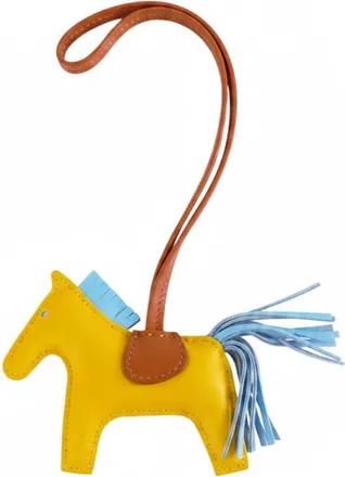 Herm&egrave;s Pre-owned Hermes Milo Lambskin Grigri Rodeo Bag Charm PM Ladies NG3SYCYNZFEO8UO3