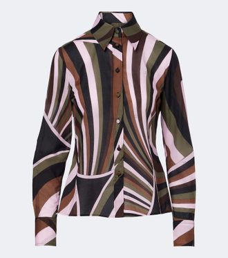 Pucci Iride cotton muslin shirt