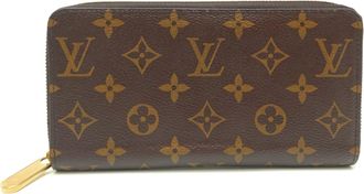 Louis Vuitton Brown Monogram Long Wallet (Bi-Fold) (Pre-Owned)