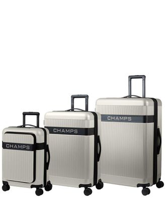 Champs Luggage Onyx Ii 3Pc Expandable Luggage Set