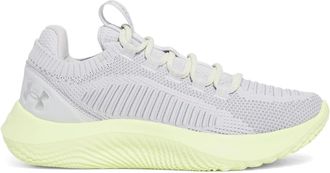 Under Armour Womens Dynamic 2 Lace Up Low Top Sneakers in Gray - Grey - Size UK 4