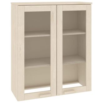 vidaXL Vidaxl - Aparador Superior Hamar Pino Macizo Marr&oacute;n Miel 85x35x100 Cm